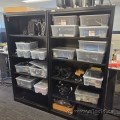 Steelcase Black Metal Bookshelf Bookcase 36" x 15" x 72"